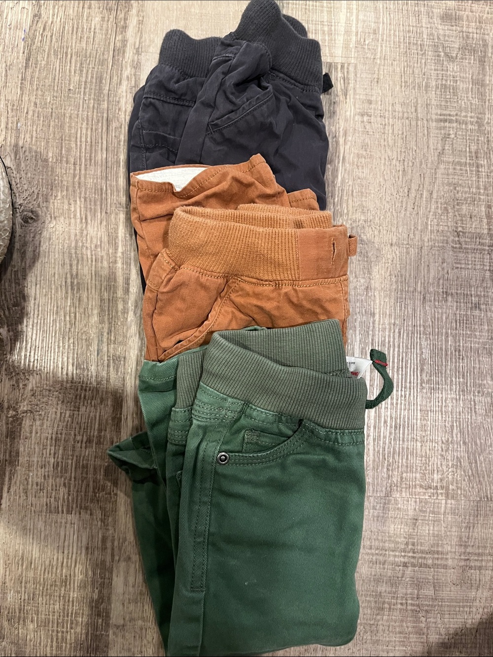Lot of 3 Pair of  Hanna Andersson Boys Pants size  18-24 months